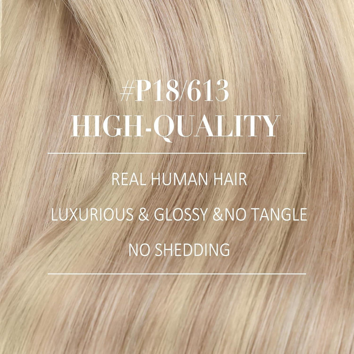 Blond Clip-in Echthaar Haarverlängerung 30cm 80g