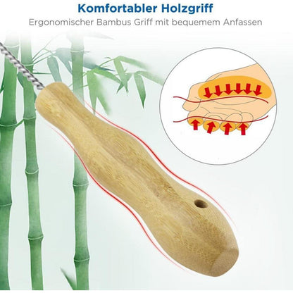 Flaschenbürsten Set 35cm+33cm kratzfrei für SodaStream, Vasen, Karaffen
