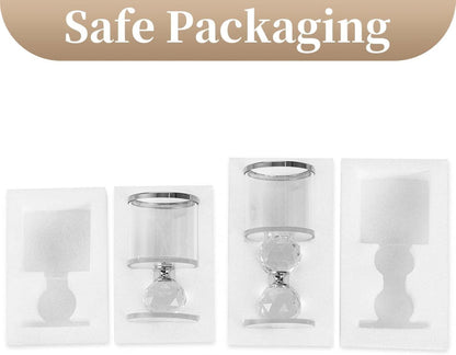 Moderne Kristallglas Kerzenständer Set für Tisch Deko Weihnachten