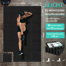 Fitness Bodenschutzmatte Set 24/36/48 Puzzle Matte Eva