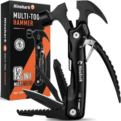 Hinshark Multitool Hammer 12-in-1 Camping Gadgets Männer