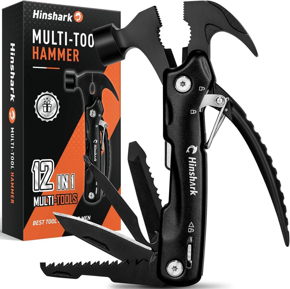Multitool Hammer Camping Werkzeug 12-in-1 Geschenk Männer Gadgets