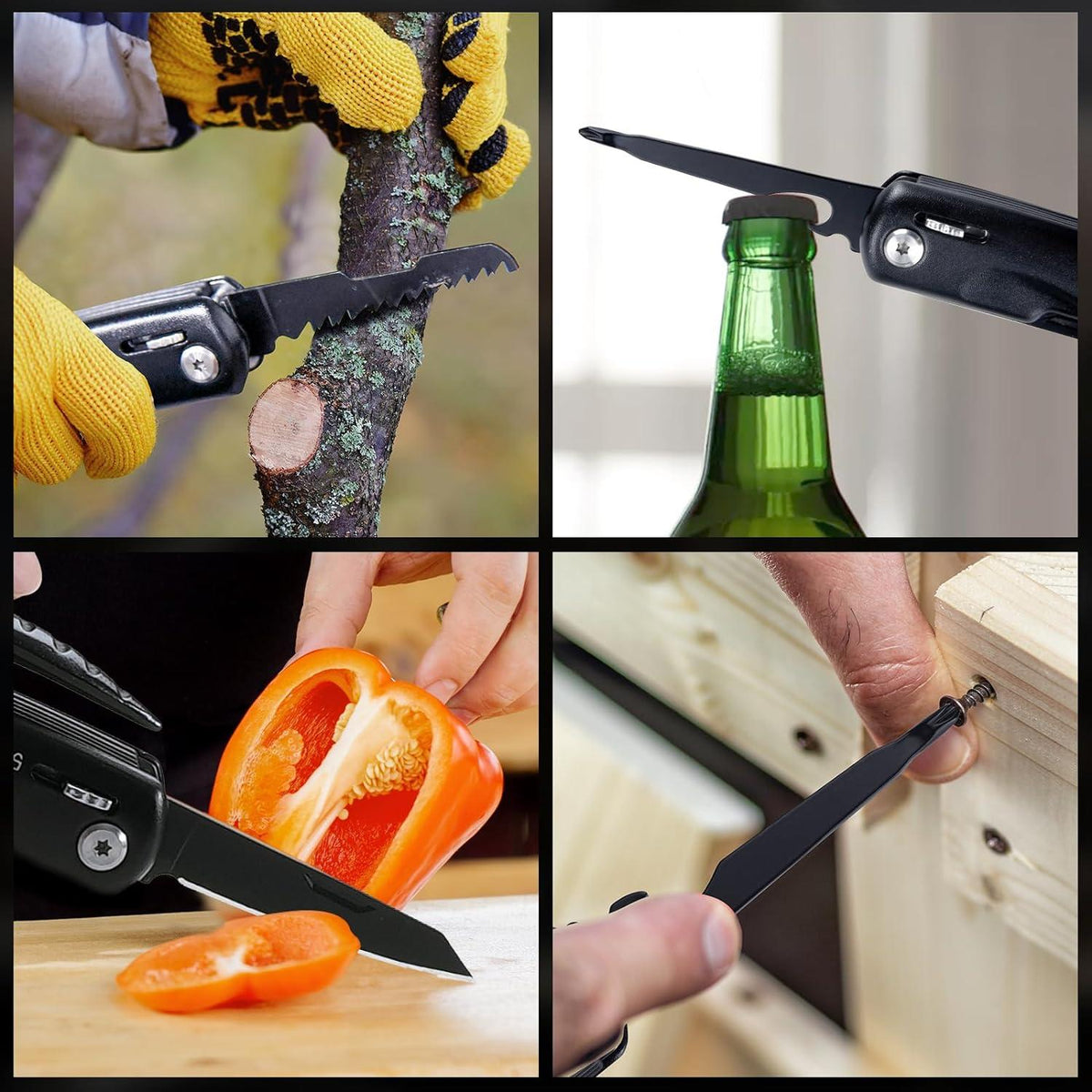 12-in-1 Multitool Camping Geschenke für Männer Papa Gadgets Weihnachten