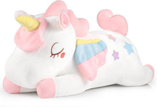 Plüsch Einhorn Kissen 66cm Groß Weiß Geburtstagsgeschenk
