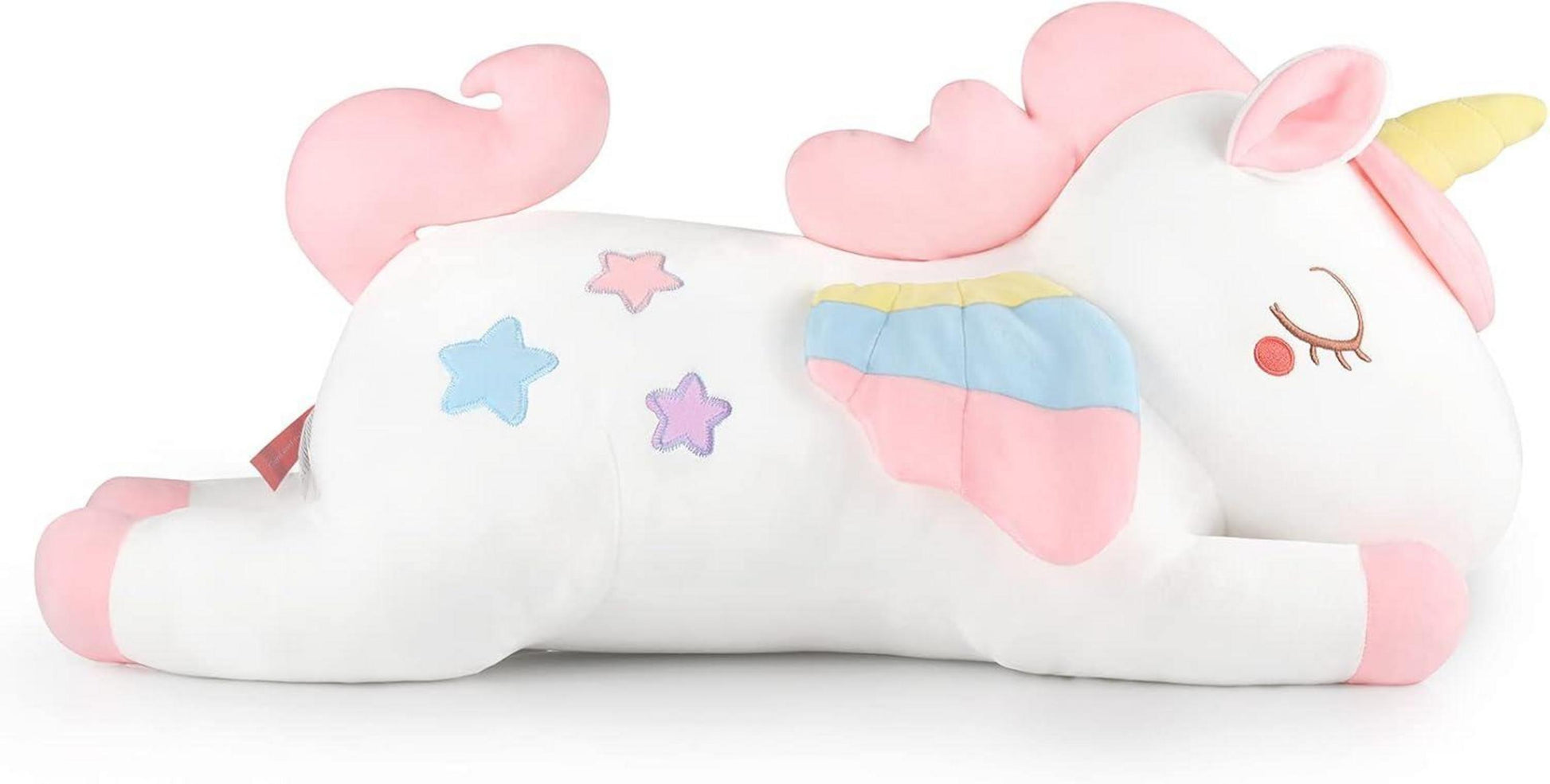 Großes Plüsch Einhorn Kissen 66cm für Mädchen - Geschenk zum