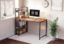 Großer CubiCubi Schreibtisch mit Regal - 120x60cm - Stabil