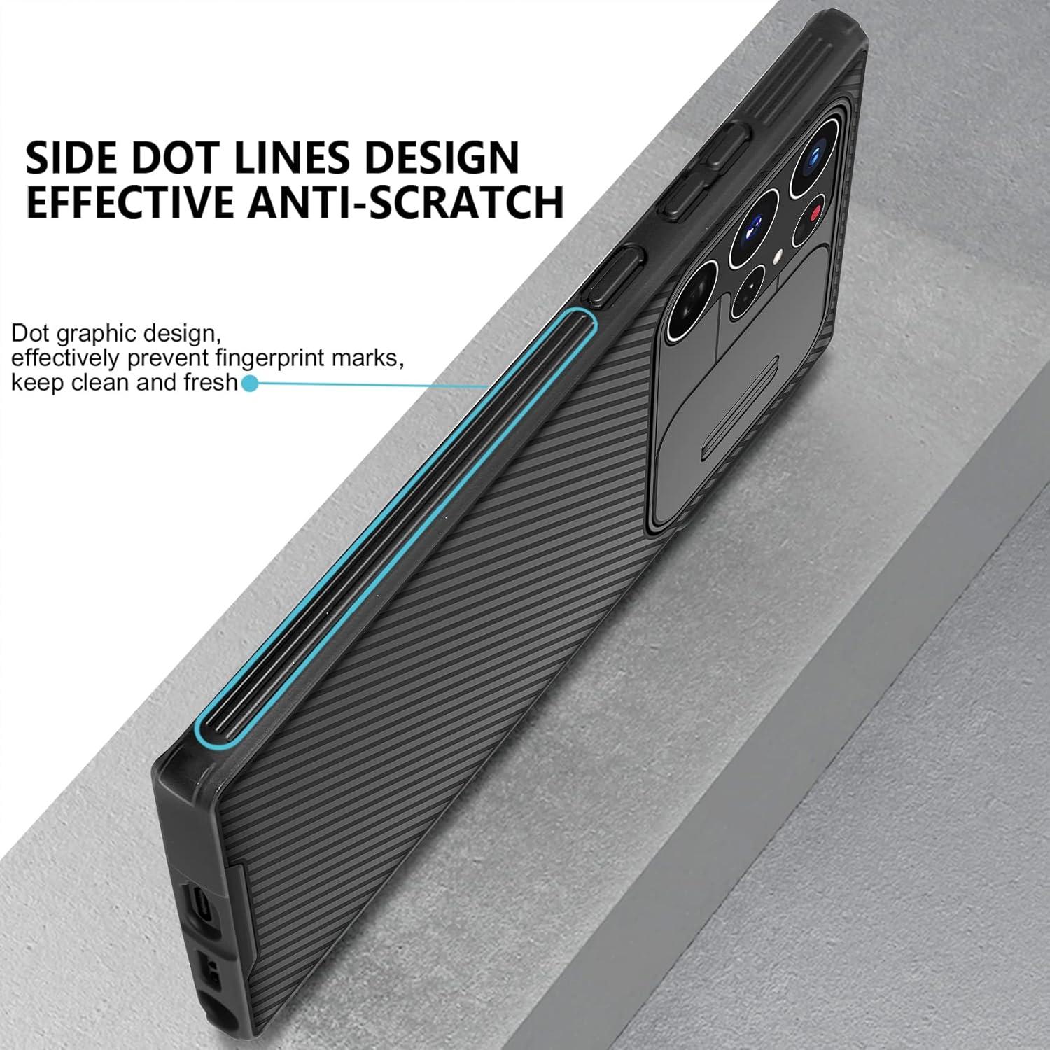 Schutzhülle Samsung S22 Ultra 5G 6,8 Zoll Schwarz Polycarbonat