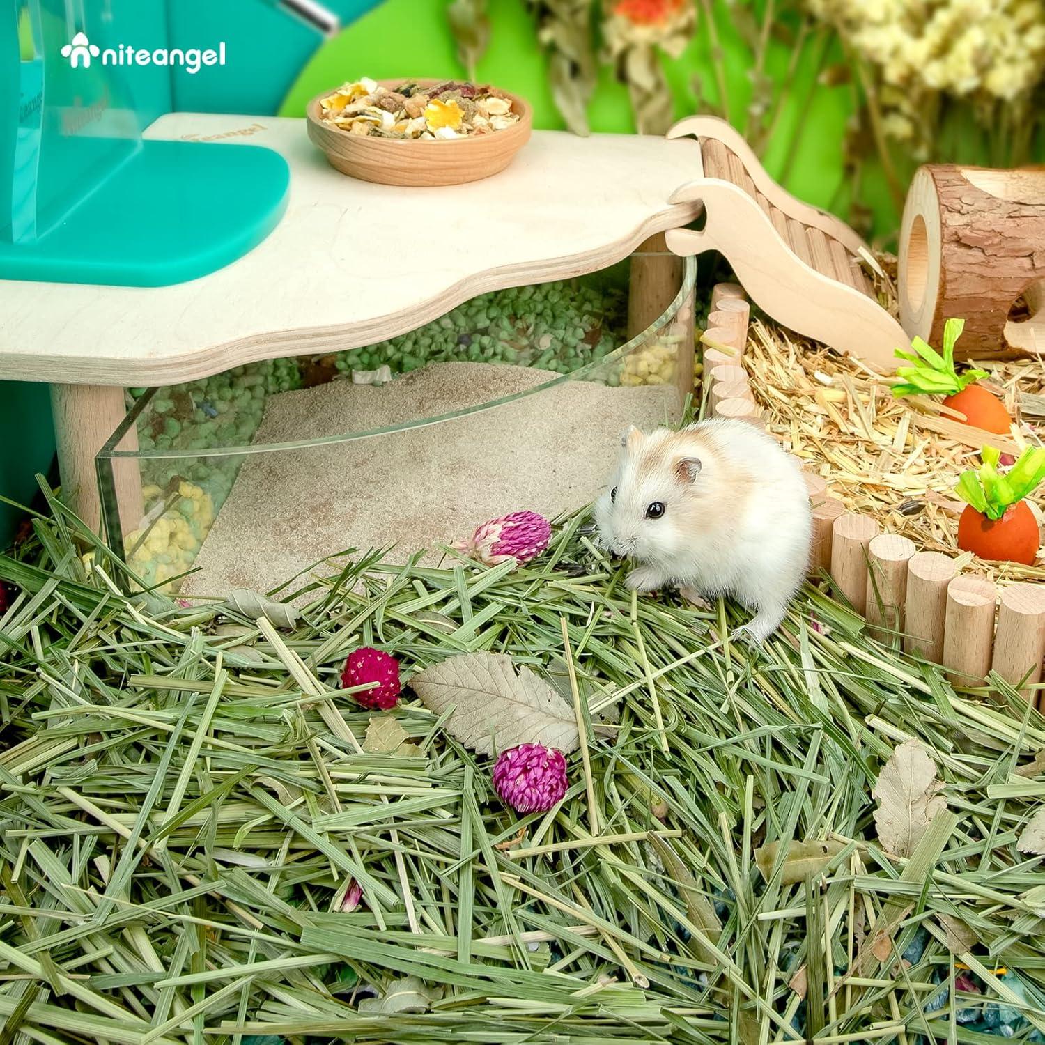 Niteangel Natürliches Hamster-Einstreu Blumenstreu für Kleintiere