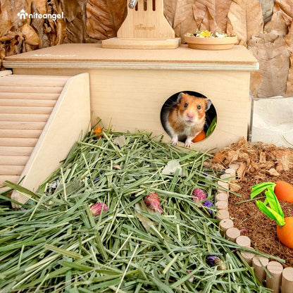 Natürliches Hamster-Einstreu Blumenstreu für Kleintiere