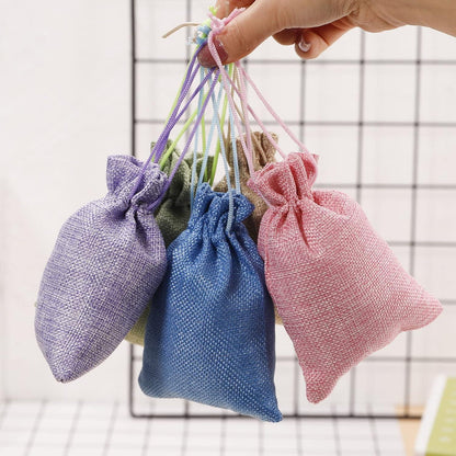 20 Stück Jutesäckchen mit Kordelzug 10x14 cm Natursäcke Geschenktüten