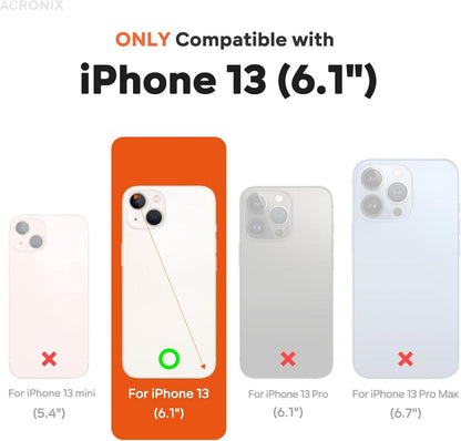 Silikon Hülle für iPhone 13 - Slim Rundumschutz Olivgrün