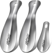 Schuhlöffel Set Edelstahl Mini Metall 19cm 10cm 3er Pack