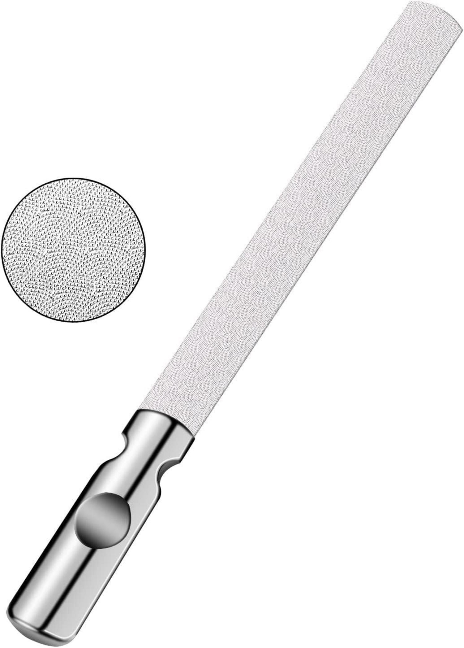 Professionelle Edelstahl Doppelseiten Nagelfeilen wiederverwendbar