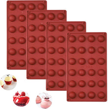 Silikonform für Schokolade, Muffins, Kuchen, Gelee - 24 Löcher