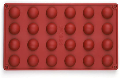 Kleine Halbkugel Silikonform 24 Vertiefungen Schokolade Backform BPA-frei