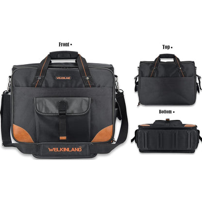 Werkzeugtasche Elektriker 88 Fächer, 17" Laptopfach, robust