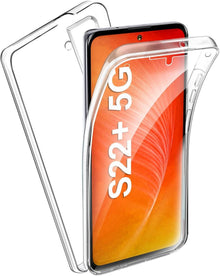 Silikon Crystal Full Schutz Cover für Samsung Galaxy S22+ 5G
