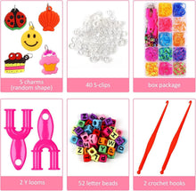 Loom Bänder Set 600 Stück Gummibänder Mädchen Jungen DIY