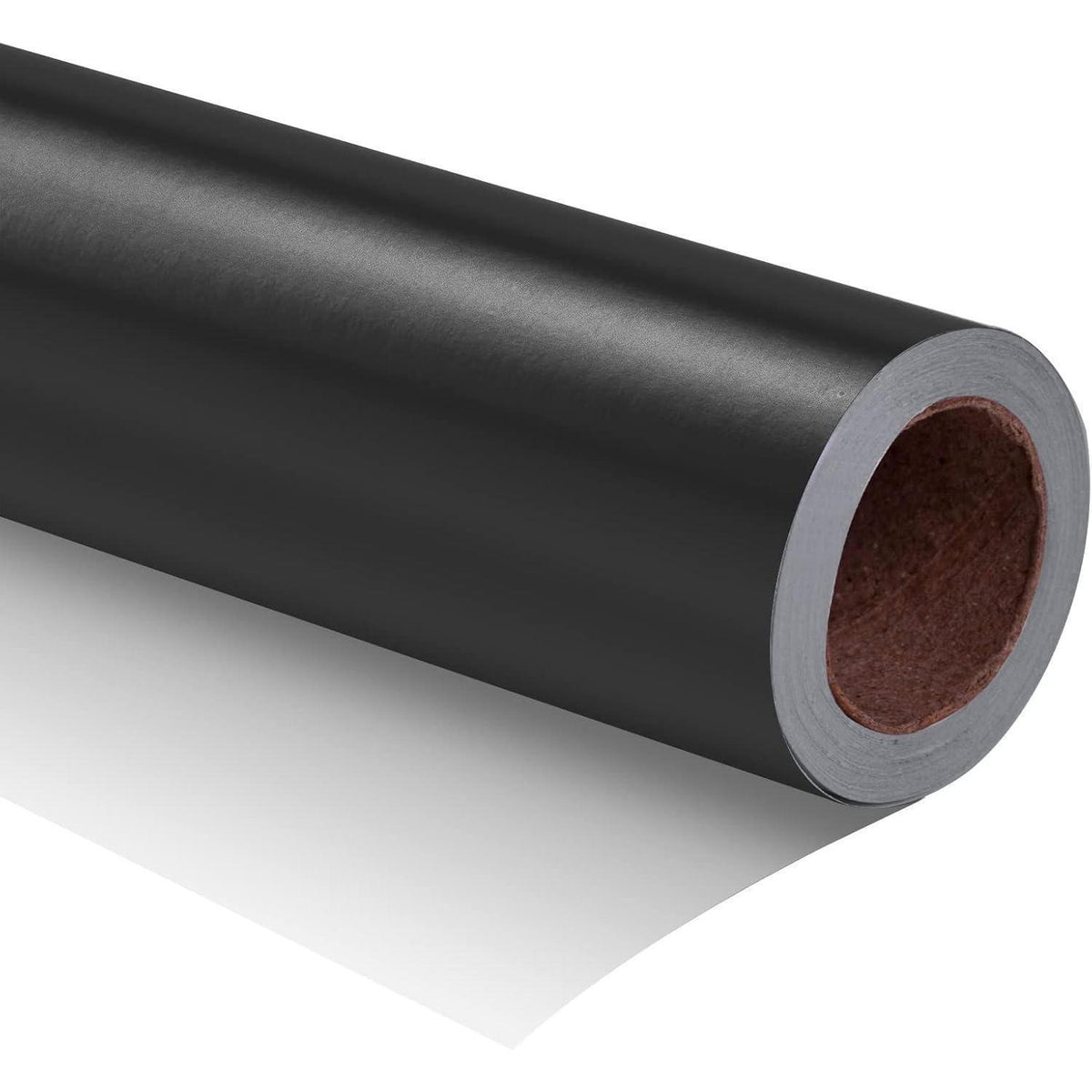 Geschenkpapier Schwarz Metallic Matt 44cm x 10m für alle Anlässe