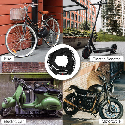 Fahrradschloss Hohe Sicherheit 8mm 1170g 99cm Schwarz