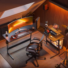 Eckschreibtisch Studie 170x120cm Monitorständer Schubladen