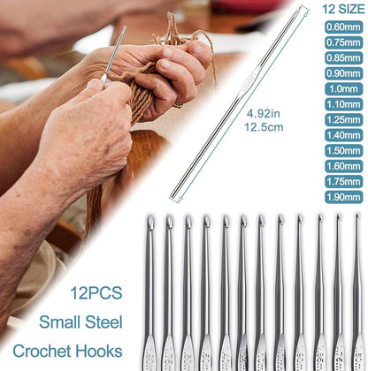 58-teiliges Häkelset für Anfänger mit Soft Grip Nadeln, Häkelgarn, Zubehör