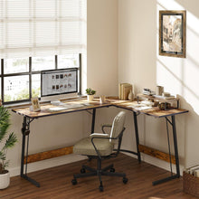 Gaming Tisch Eckschreibtisch 170x120cm L-Form Monitorständer