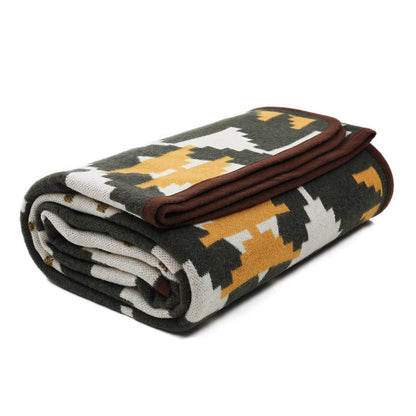 Warme Wolldecke 200x160 cm – Perfekt für Sofa, Bett & Reisen
