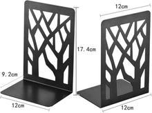 3 Paar Metall-Buchstützen in Weiß - Dekorative Bookends