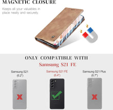 Samsung Galaxy S21 FE 5G Handyhülle Premium Leder Tasche