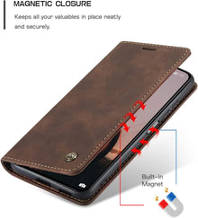 CaseMe Xiaomi 11 Lite 5G NE Lederhülle Kaffee