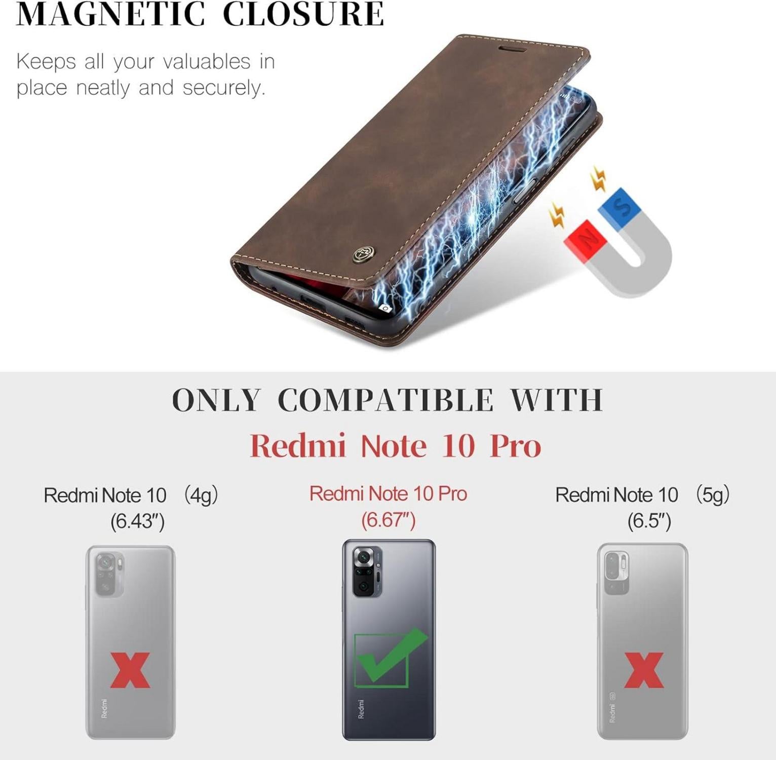 Handyhülle Xiaomi Redmi Note 10 Pro Max Premium Leder