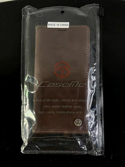 Xiaomi Redmi Note 10 Pro/Pro Max Handyhülle Leder Flip Case Kaffee