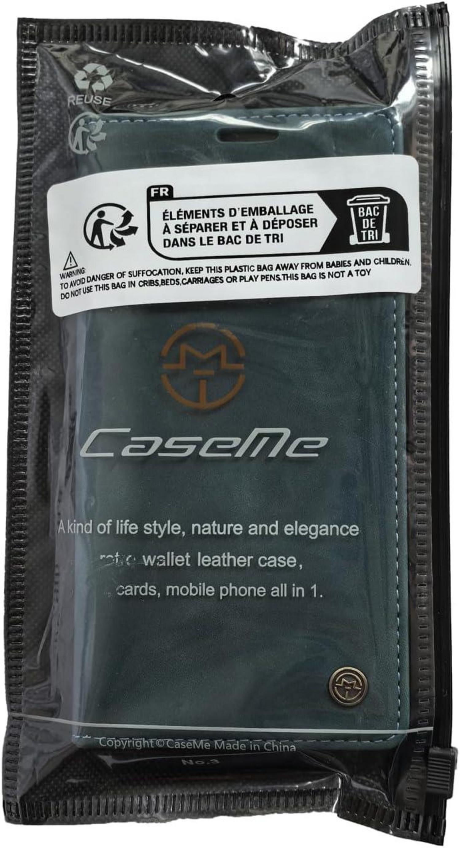 Samsung Galaxy S21 FE 5G Hülle Magnet Kartenfach Stand Blaugrün