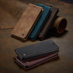 Samsung Galaxy A53 5G CaseMe Leder Flip Handyhülle Braun