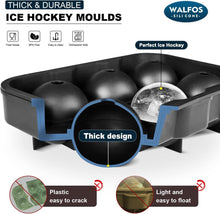 Walfos Silikon Eiswürfelbehälter Set Kugel und großer