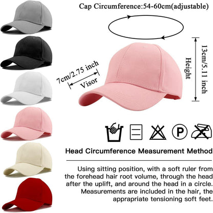 Pferdeschwanz Baseball Cap Damen & Herren Einstellbar Rosa
