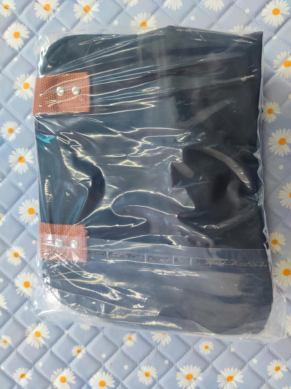 Isolierte Lunchtasche für Arbeit Erwachsene Damen Herren Kühltasche Schwarz