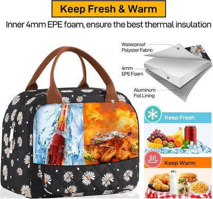 Isolierte Lunchtasche für Arbeit Picknick Geschenk 4mm