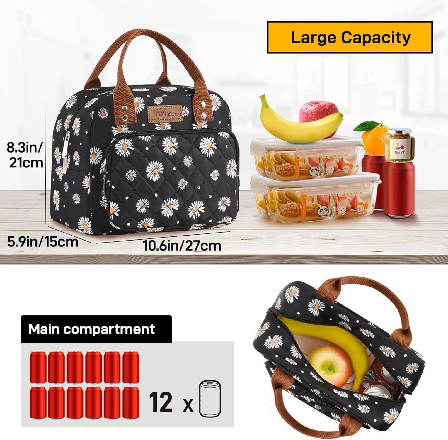 Isolierte Lunchtasche Kühltasche Lunchbox Behälter - Stilvolles Design