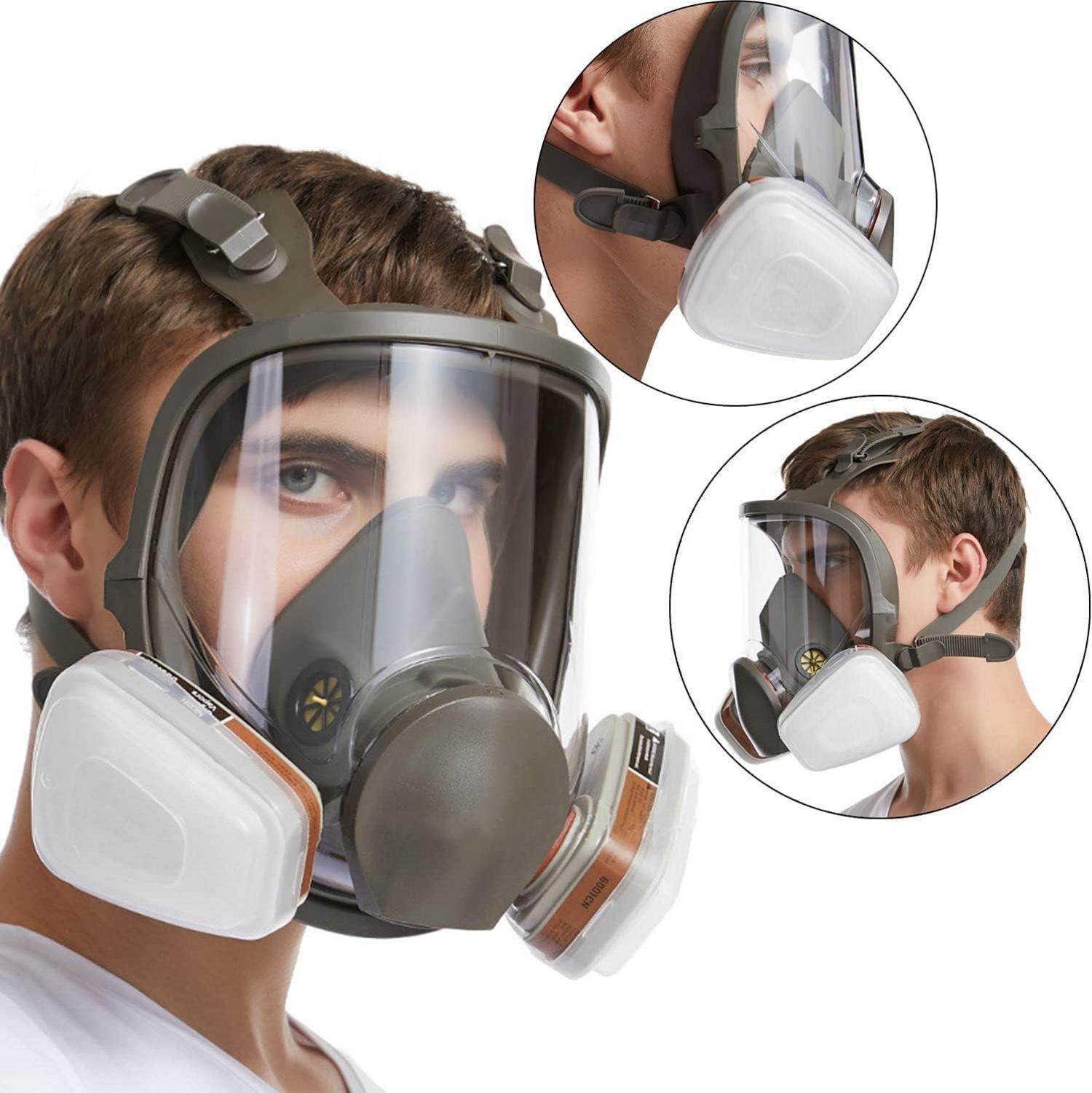 Full Facepiece Wiederverwendbare Atemschutzmaske 6800 mit 12 Filtern