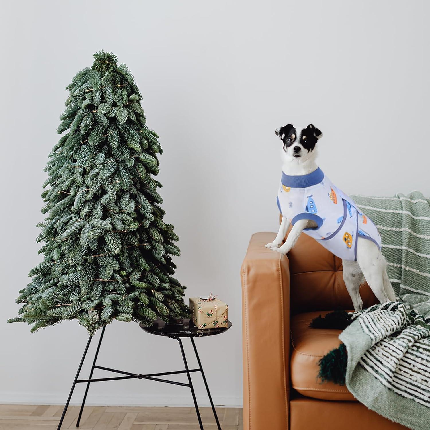 Hundebody Op Kastration Atmungsaktiver Leckschutz Hund 2XL Blau
