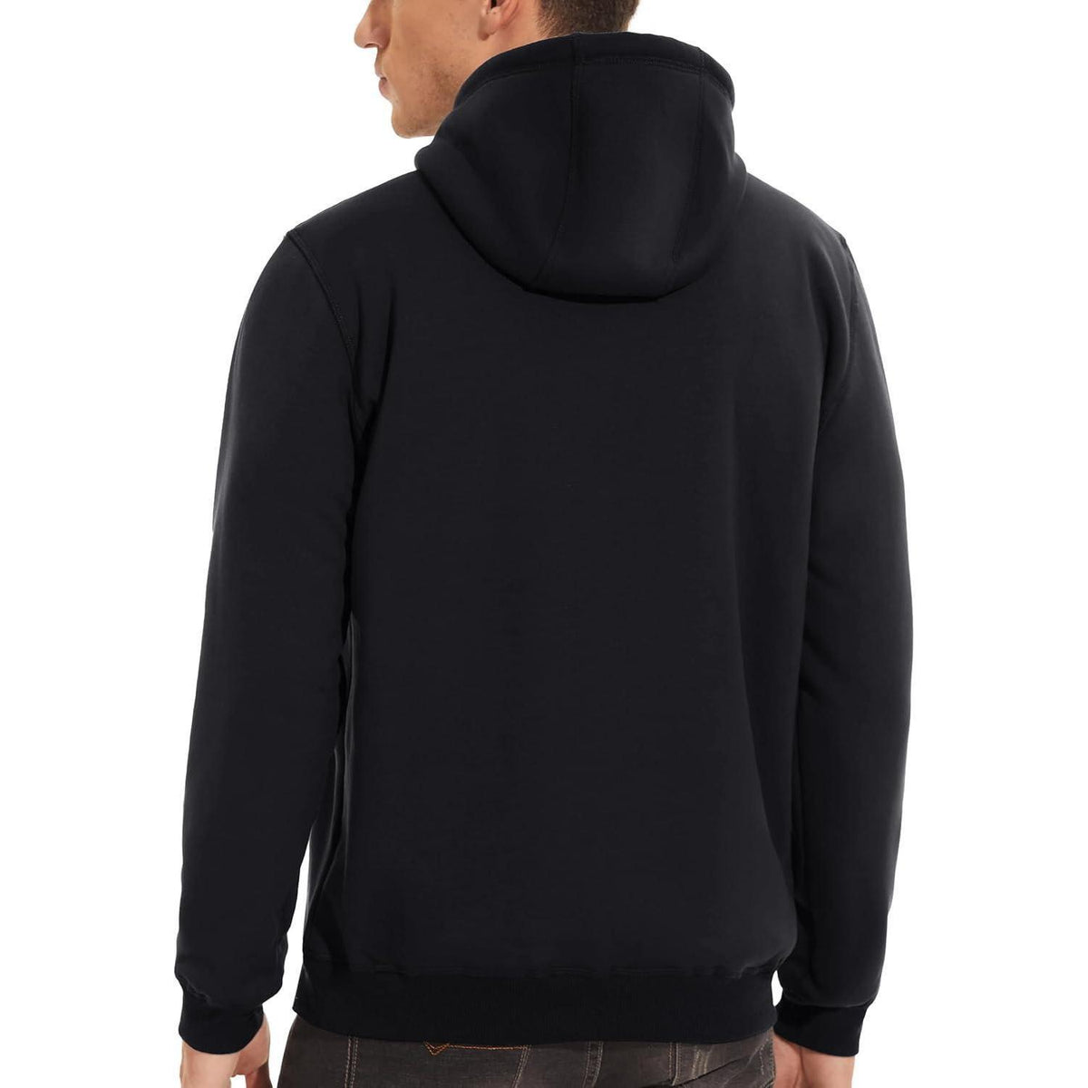 Herren Sherpa Hoodie mit Kängurutasche – Warm & Winddicht