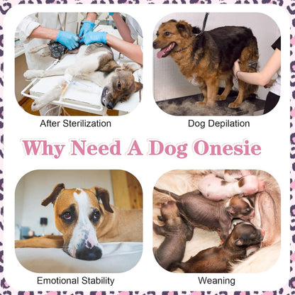 Kuoser Hundebody OP Katzenbody Atmungsaktiv Rüde Rosa Größe L