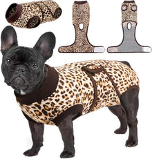 Hundebody OP Kastration Rüde Atmungsaktiv Braun XS-XL