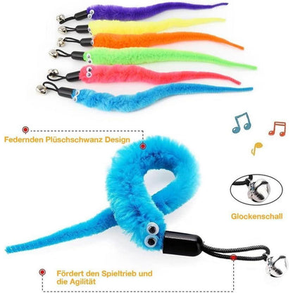 Katzenspielzeug Set 11: Angel mit Feder für Kitten