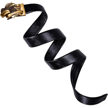 YOHOWA Herren Ratschen Gürtel Echtleder automatische