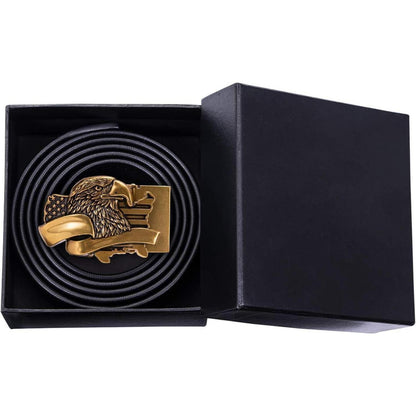 YOHOWA Herren Ratschen Gürtel Echtleder automatische