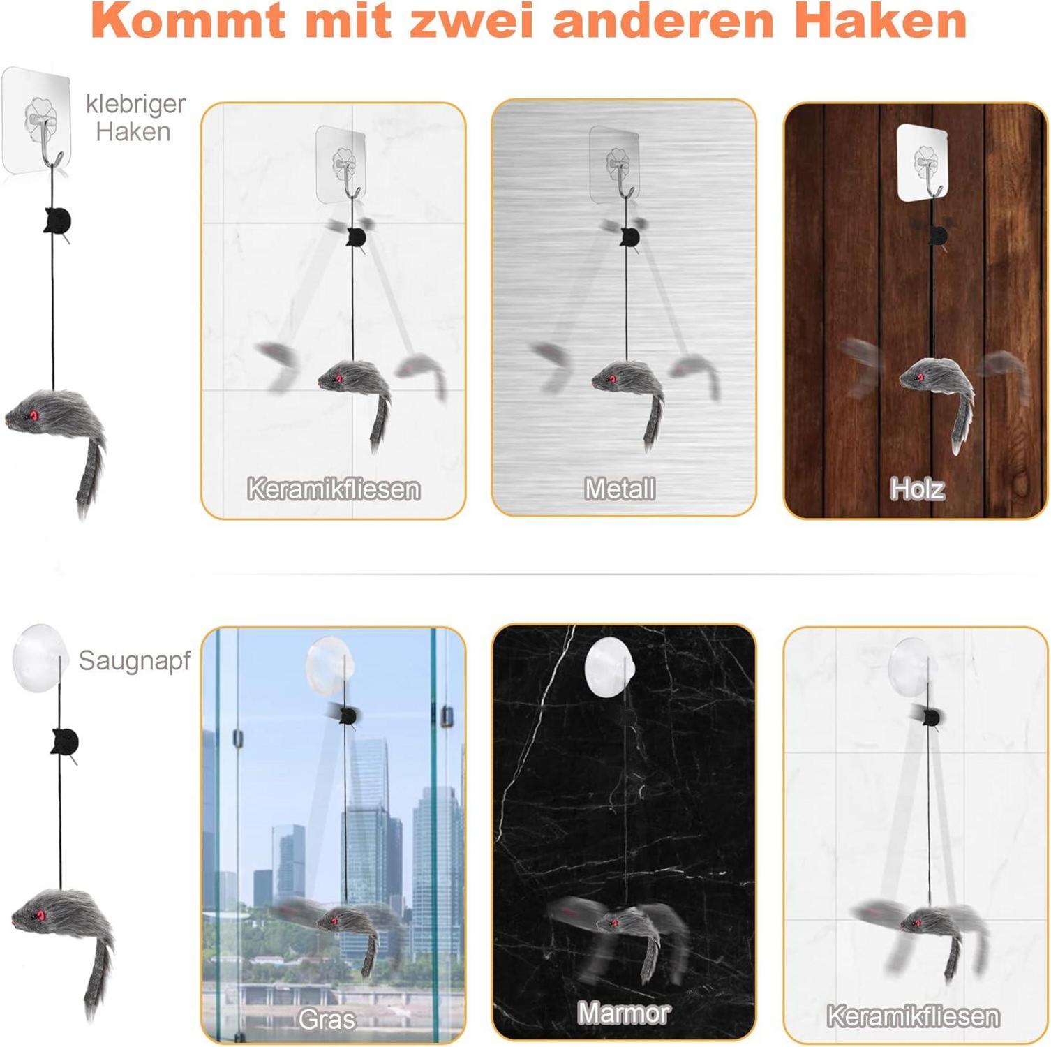 Katzenspielzeug Maus Selbstbeschäftigung interaktiv magnetisch Magnetisch