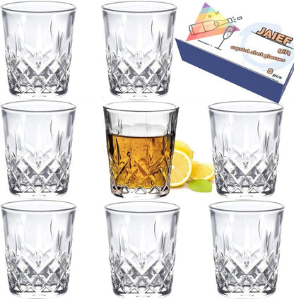 Schnapsgläser 5cl bleifreies Glas Set 8 Stück